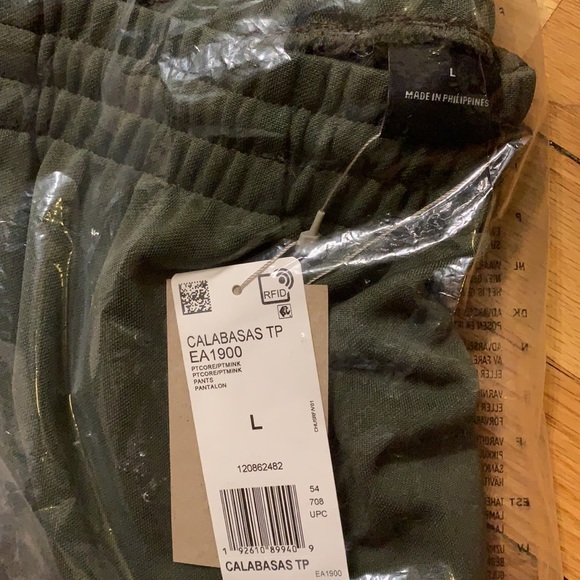 NWT Adidas YEEZY Calabasas Track Pant in Core/Mink, L - Picture 9 of 10